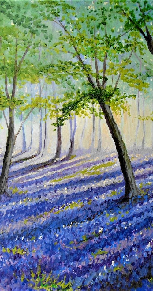 Bluebell Dawn by Rod Bere