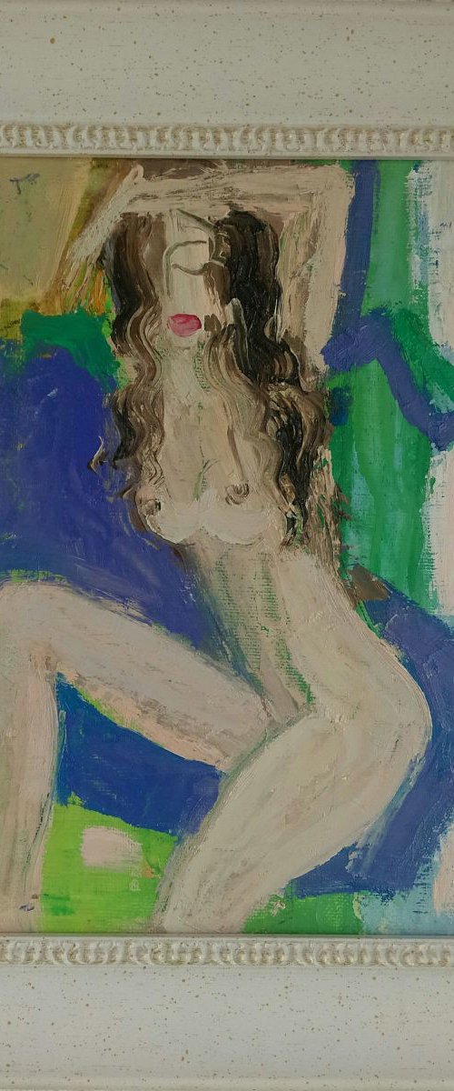 Nude 18x24cm by Victoria Cozmolici