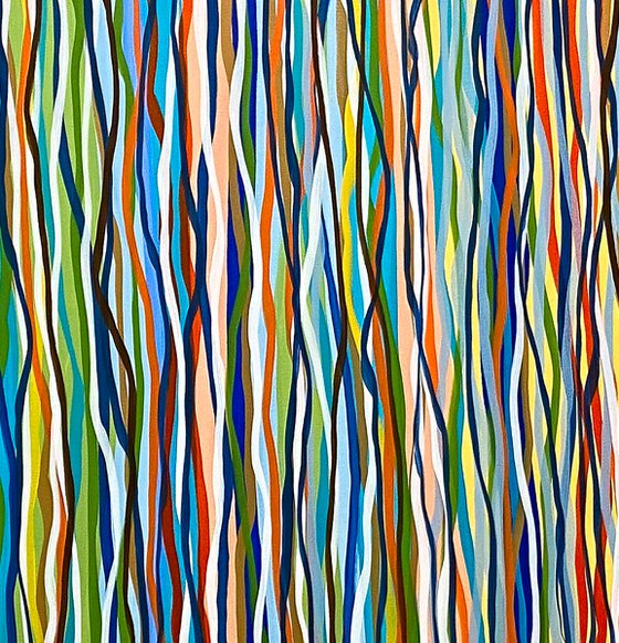 Sixties Soul - 168 x 72cm acrylic on canvas