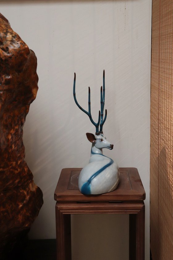 Bamboo and Deer Reminiscence