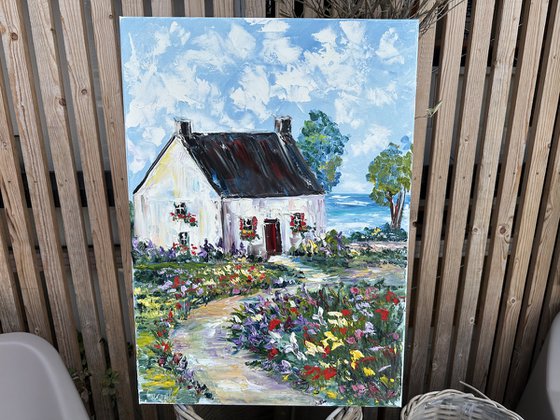 Cute house on the coast