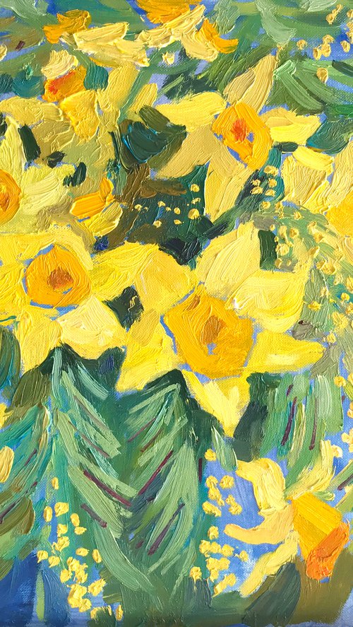 Yelllow bouquet by Yuliia Pastukhova