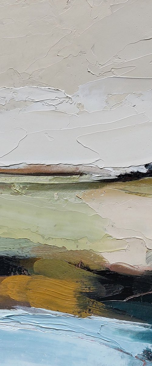 Abstraction landscape 001 cardboard by Kateryna Somyk