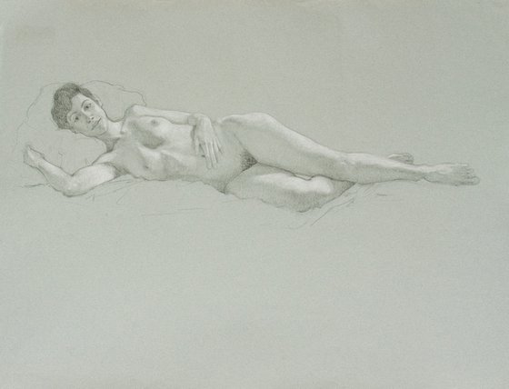 nude drawing of a woman
