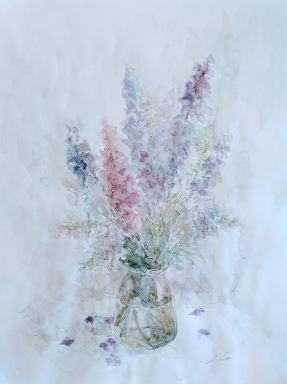 Delphinium 50x65 cm 2025