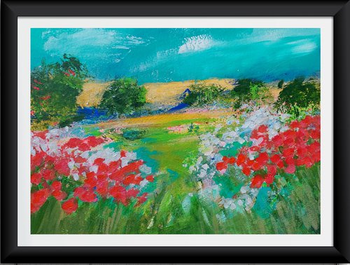 Field of Poppies IV by Jan Rippingham
