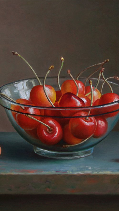 Cherries by Albert Kechyan