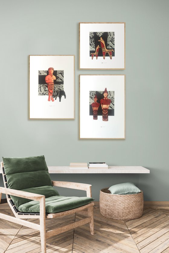 Archaic Period Figurine; Horse