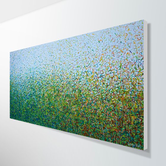 Berowra Bush Dance 152 x 76cm acrylic on canvas