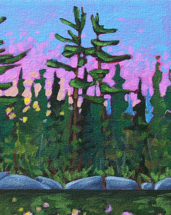 Lake Paintings, Set of Two