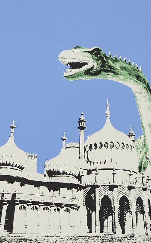 Dippy Visits Brighton by Ed Watts