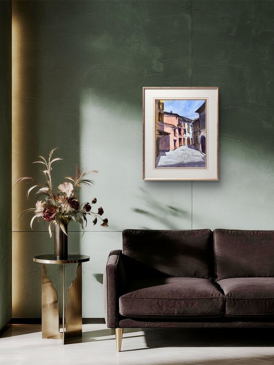 Fabriano Old town history centre