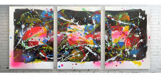 Paper Artmotion 30x40 02 - Triptych