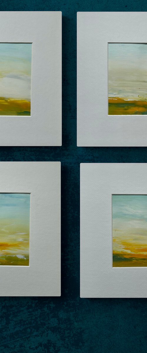 Rising mist 1, 2, 3 and 4 by Emma Sian Pritchard