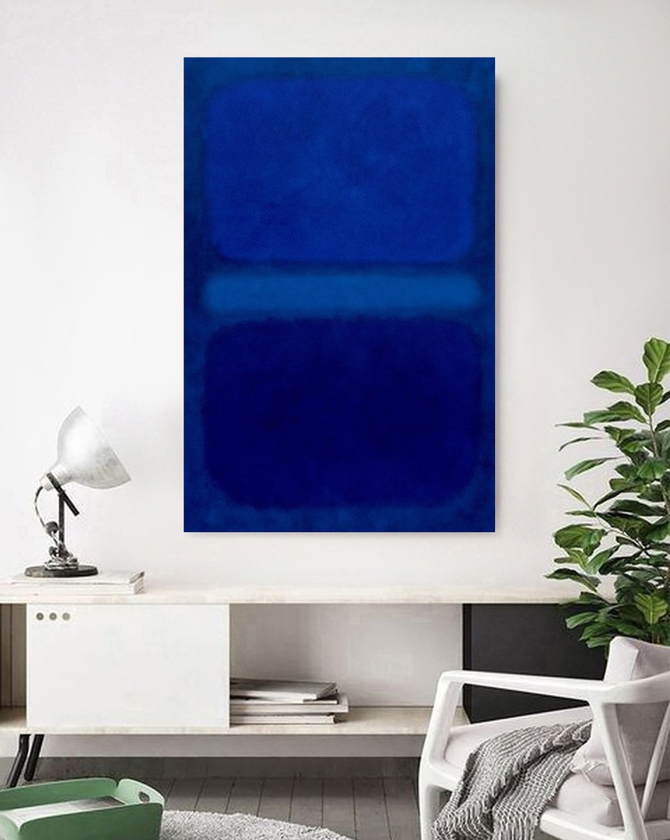 Shades Of Blue By Nataliia Sydorova, 37 X 57, Artwork For Sale On Artfinder