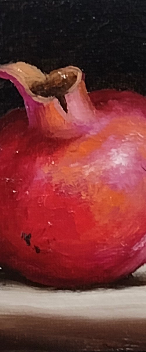 Little Pomegranate still life by Jane Palmer Art