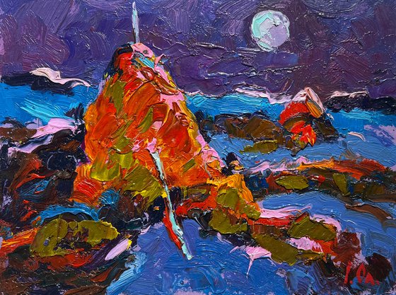 Moonlit Night in the Field