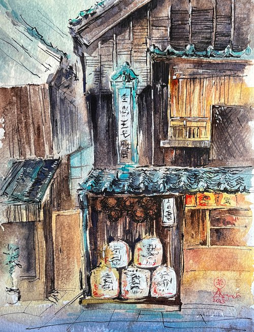 Sketches of Japan#19 by Larissa Rogacheva