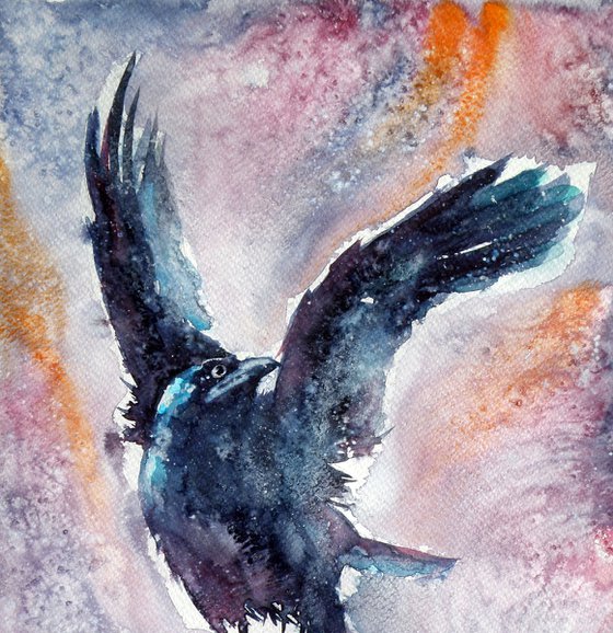 Crow in autumn III