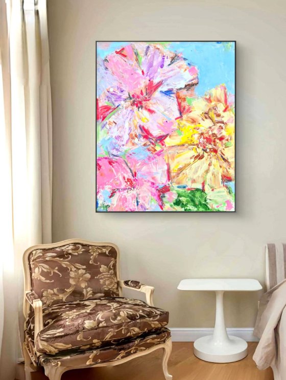 Sun-Painted Flowers