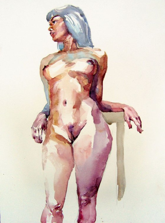 nude   ( front view)