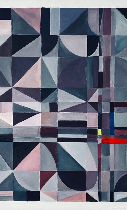 Geometric abstraction 2 by Dolgor Dugarova