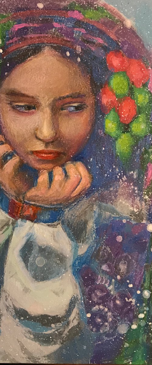 What’s on your mind girl? by Nataliia Zaharuk
