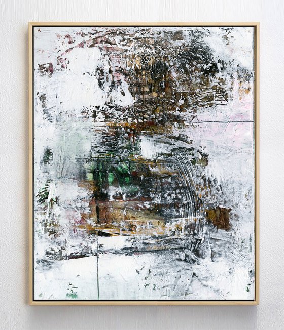 Wayfaring Dream 9 - Textural Abstract Painting by Kathy Morton Stanion