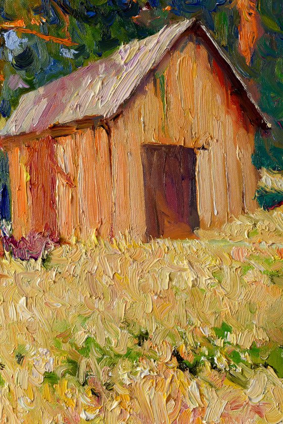 Old Cottage and Sequoia