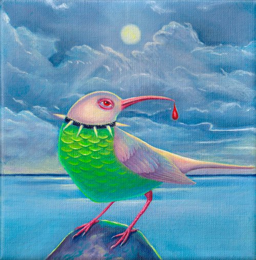 Chupacabra bird by Julia Kuzina
