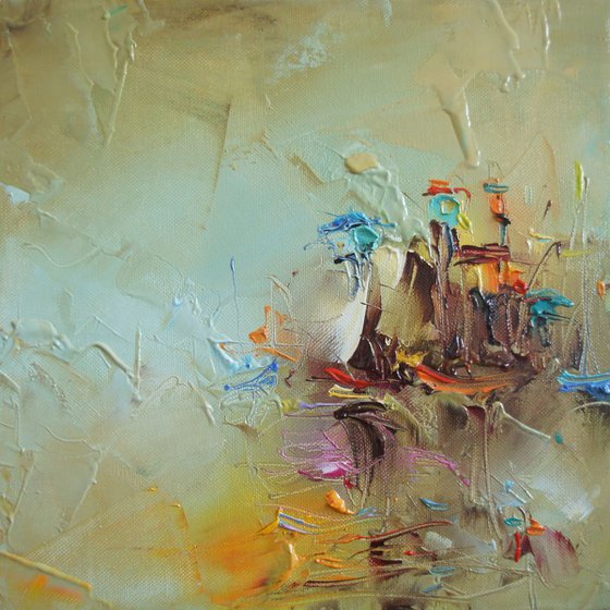 The story aboat the summer, oil painting