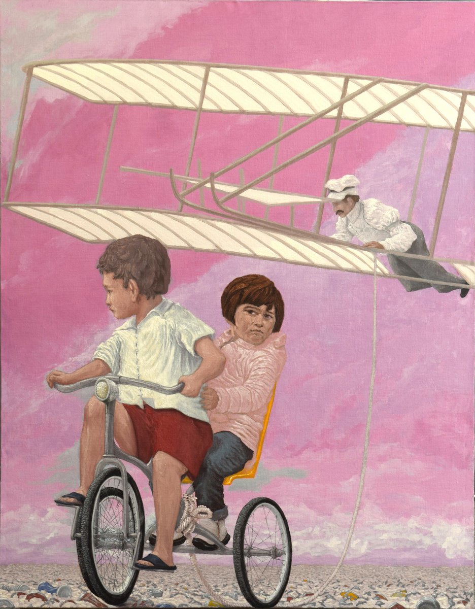 Oil Painting , Work At The Airport By Antonio Mele, 44 X 57, Artwork For Sale On Artfinder