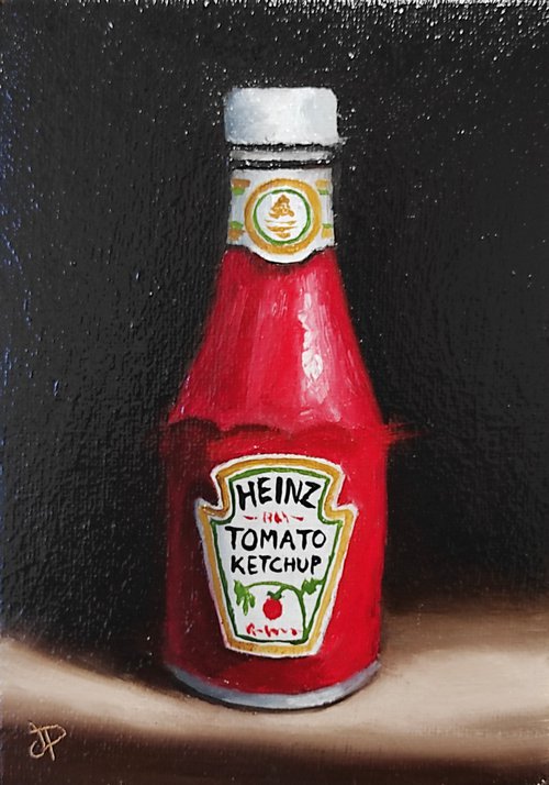 Ketchup still life by Jane Palmer Art