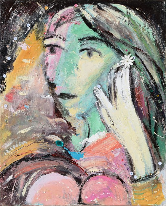 Tete de femme (inspired by Picasso)