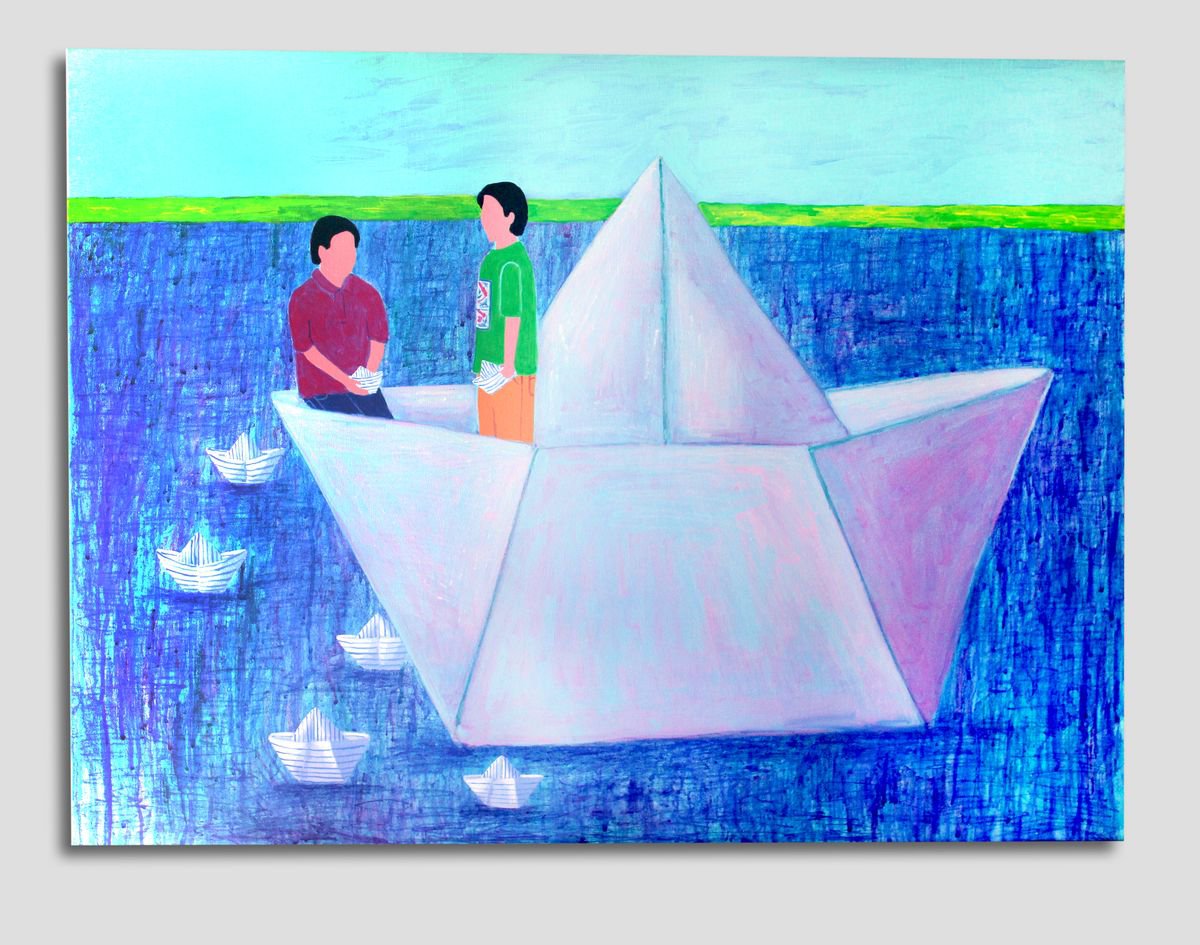 Paperboat 3 by Ram Patil