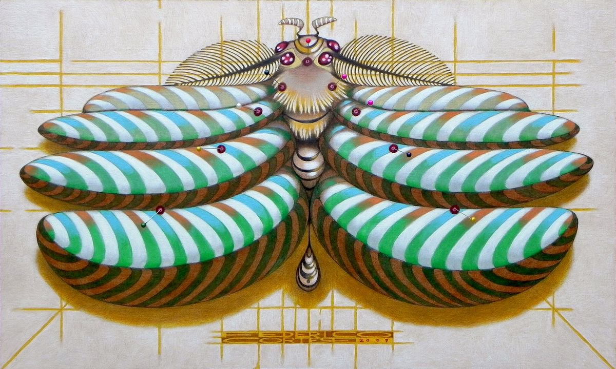 Fibonacci moth by Federico Cortese