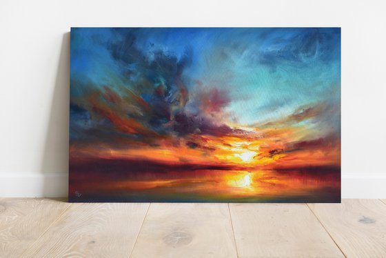 " Echo of the evening Aura " (W 140 x H 90 cm) SPECIAL PRICE!!!