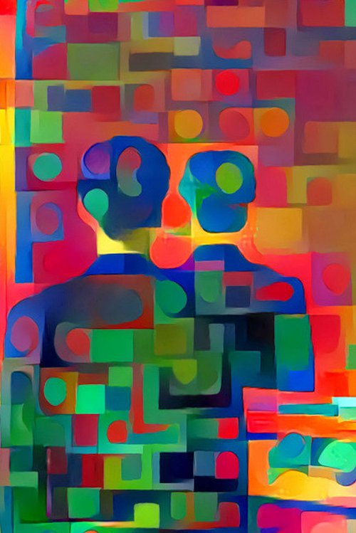 Tribute to Vasarely by Danielle ARNAL