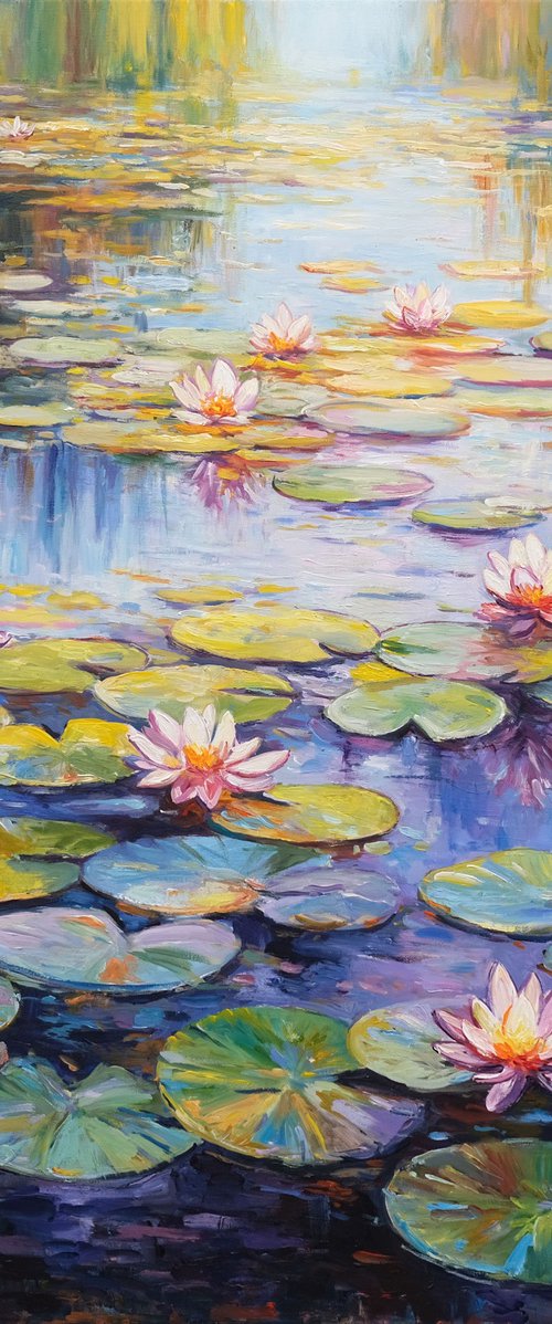 Lily Pond Dreamscape by Behshad Arjomandi
