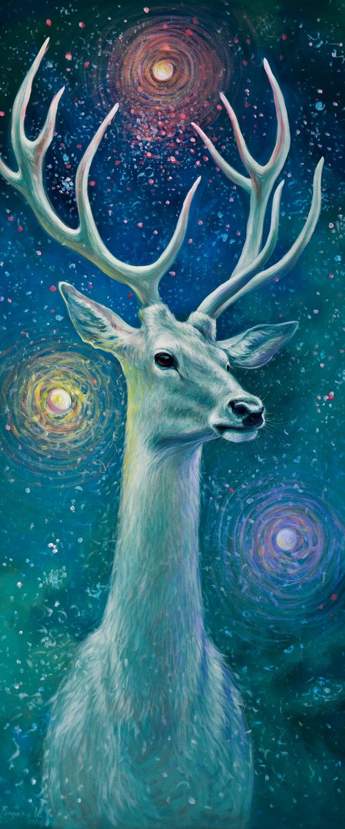 Three Moon Deer by Vladimir Ilievski