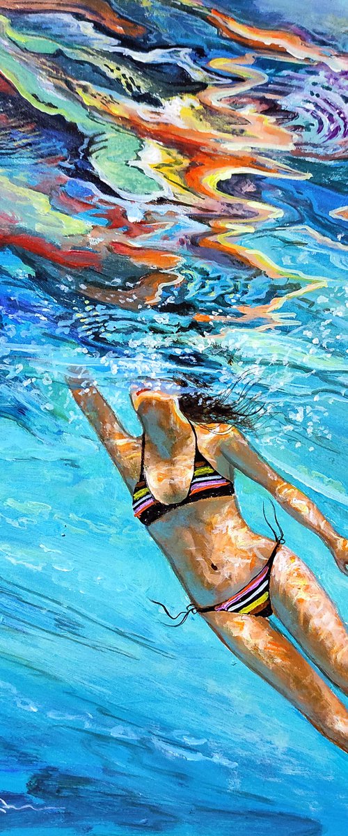 Girl swimming17 by Vishalandra Dakur