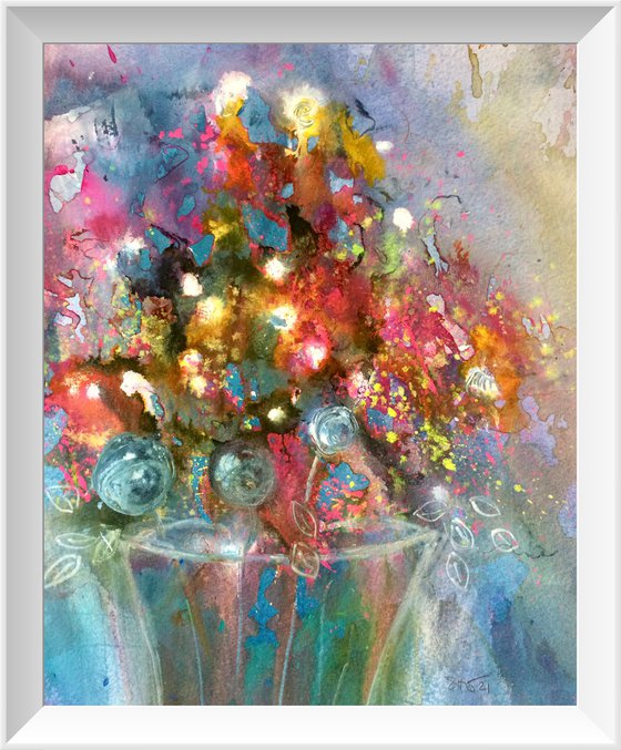 Send Yourself Some Flowers - Abstract Flowers Still-Life