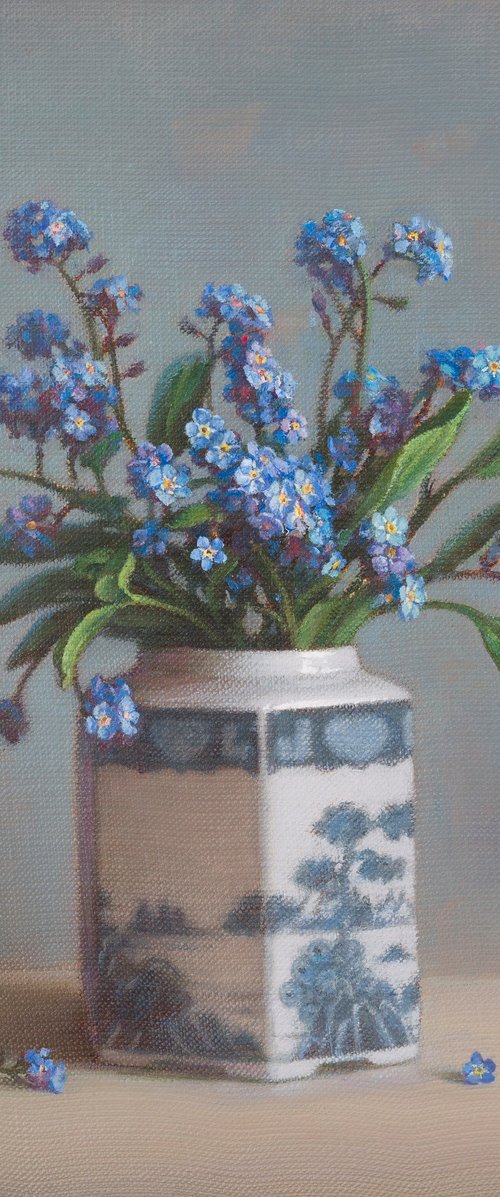 Still life: Allure of blue by Irina Trushkova