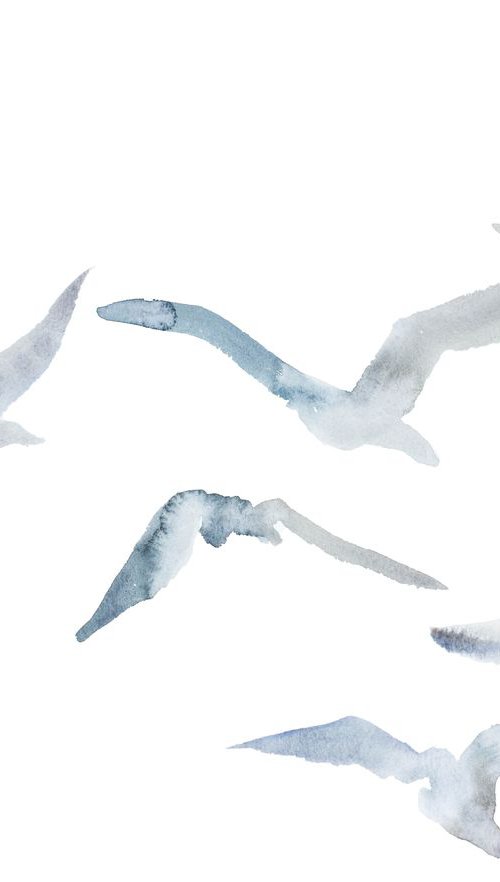 Winter Geese No. 2 by Elizabeth Becker