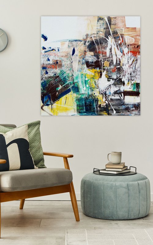 Abstract shape, 80x80 by Abbie