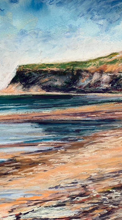 The Beach, Saltburn, Afternoon by Andrew Moodie