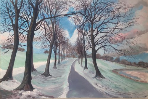 Winter Trees, Inverleith Park, Edinburgh by Stephen Howard Harrison