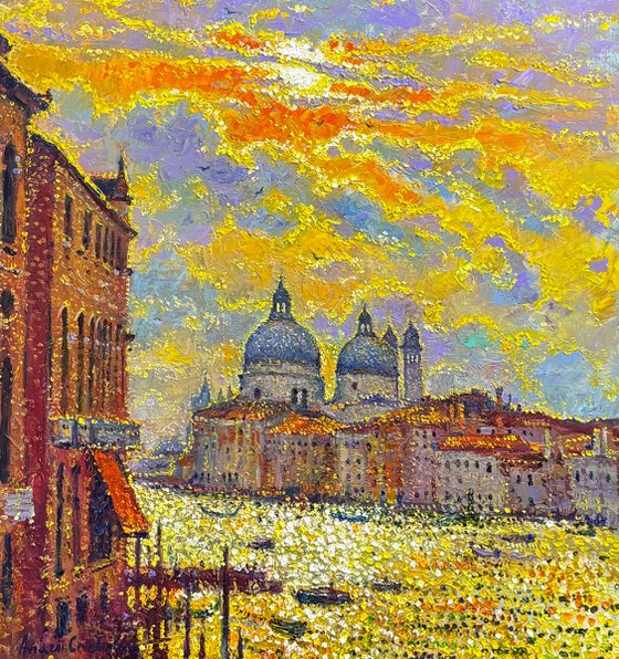 Glow of evening Venice