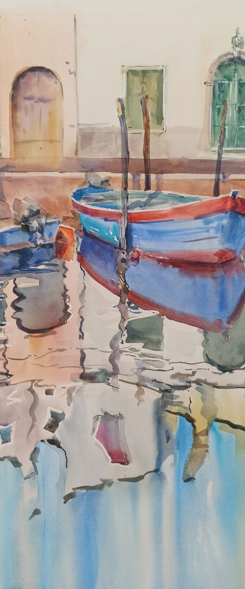 Chioggia boats by Olga Drozdova