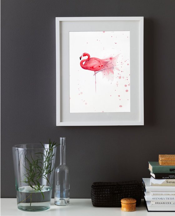 Flamingo -  Tropical birds, Exotic Birds, Flamingo Artwork